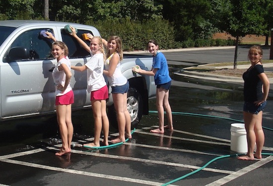 Teen Bikini Car Wash